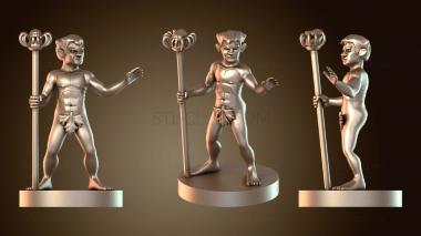 3D model Wizards Gnome Naked Wizard (STL)