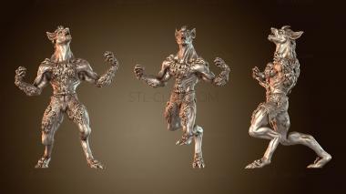 3D model Wolf Man (STL)
