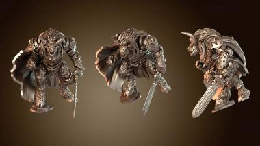 3D модель Шерстяной Минотавр Паладин (STL)