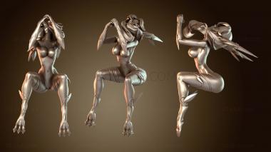 3D model Xayah and NSFW (STL)