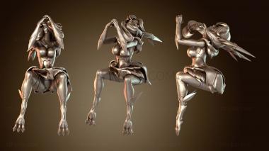 3D model Xayah and NSFW (STL)