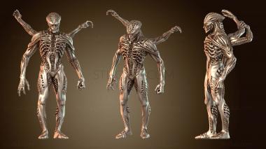 3D model Xeno Human Hybrid Evolution Zealous (STL)
