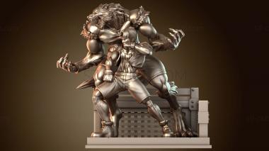 3D model Yugo Bloody Roar Wolf (STL)