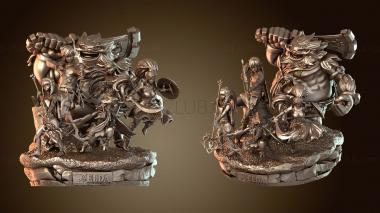 3D модель Зельда Диорама Дерук (STL)