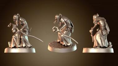 3D model Zombie Dwarven Fighter (STL)