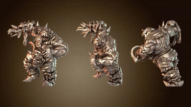 3D модель Зомби Голем Карне (STL)