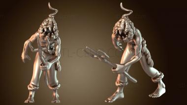 3D модель Охотник на зомби (STL)