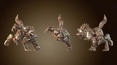 3D model Zombie Hombre Lobo (STL)