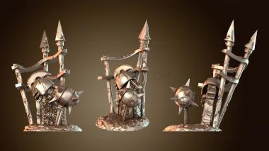 3D model Zombie Totem Marked (STL)