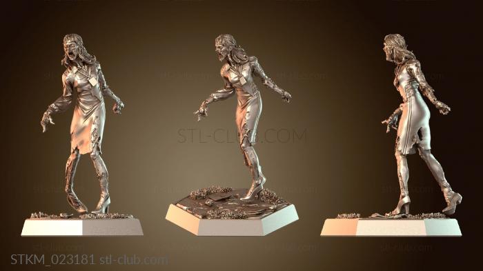 Статуэтки герои, монстры и демоны Zombie Worker