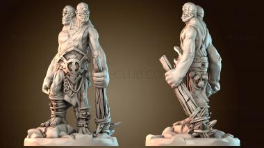 3D model Twoheaded Giant Statue (STL)