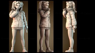 3D model Silent Girl Statue (STL)