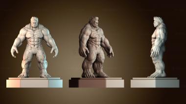 3D model Super hero Hulk figure (STL)