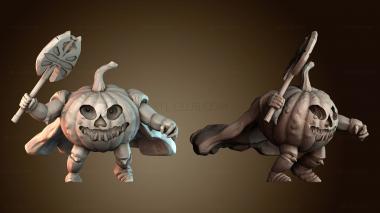 3D model Pumpkin warrior (STL)