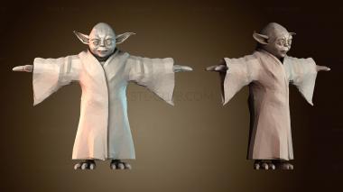 3D model Yoda statue (STL)
