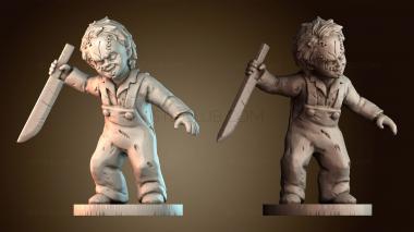 3D модель Средневековый мальчик Чаки (STL)