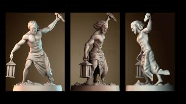 3D мадэль Мужчины, выжившие (STL)