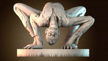 3D model Possessed zombie (STL)