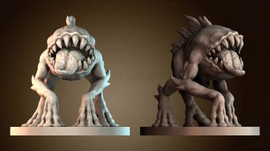 3D модель черный чертенок и 3d (STL)