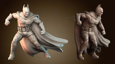 3D model Batman in action and 3d (STL)