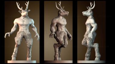 3D model Deer man (STL)