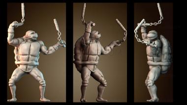 3D model Mikey TMNT (STL)