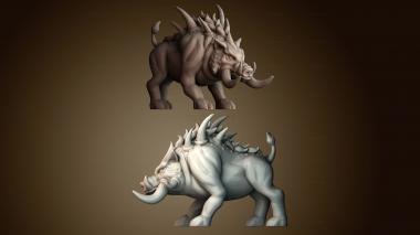 3D model Hell boar (STL)