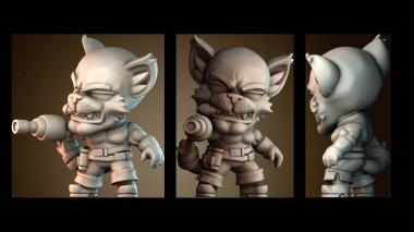 3D model Tacho (STL)