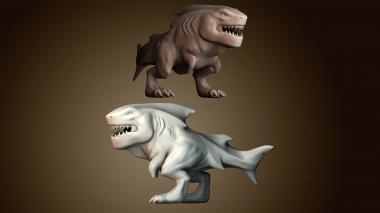 3D model Shark Rex Print (STL)