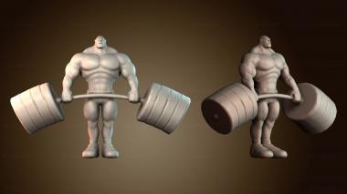 3D мадэль Спортсмен (STL)