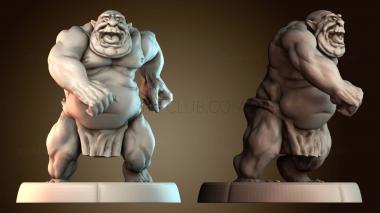 3D model Muscular Ogre Figurine (STL)