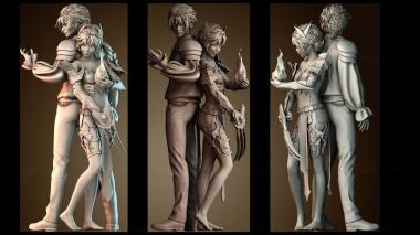 3D model Brother and sister (STL)