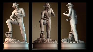 3D model Poor cowboy (STL)