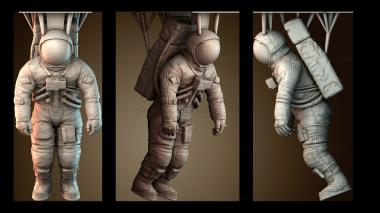3D model Apollo A7L Space suit (STL)