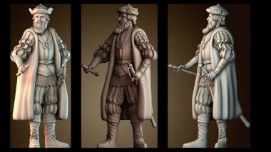3D model Vasco Da Gama (STL)