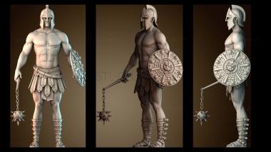 3D model Gladiator man (STL)