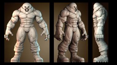 3D model Juggernaut man (STL)