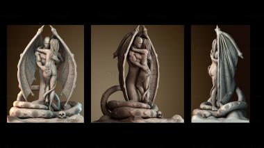 3D model Beauty and devil (STL)