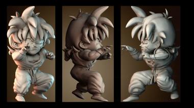 3D model Yamcha 7 dragon balls (STL)