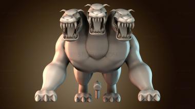 3D мадэль Собака Цербер (STL)