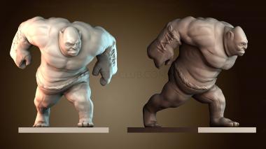 3D model Mr Ogre action (STL)