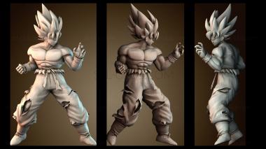 3D мадэль Сон Гоку Dragon Ball (STL)