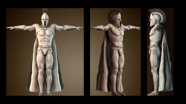 3D model Mighty warrior - man (STL)