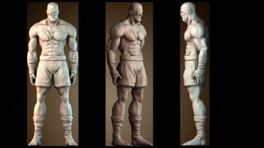 3D model Mr Sagat (STL)