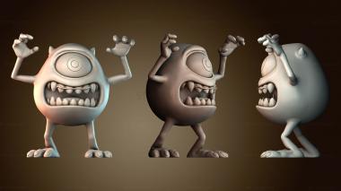 3D model Mike wazowski (STL)