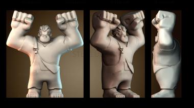 3D model Wreck-It Ralph Print & Paint Toy (STL)