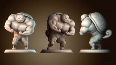 3D model Squirtle athlete - ninja (STL)