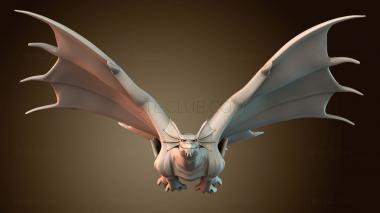 3D модель Латунный летящий дракон (STL)