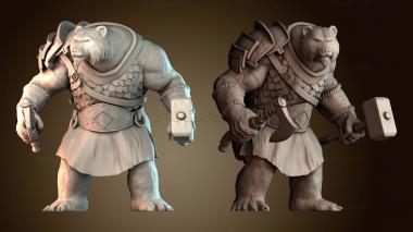 3D model Bearfolk (STL)