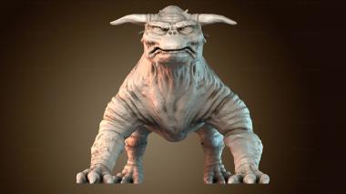 3D мадэль Собака ужаса (STL)